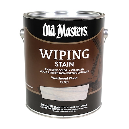 Old Masters Old Masters Semi-Transparent Weathered Wood Oil-Based Wiping Stain 1 gal 12701